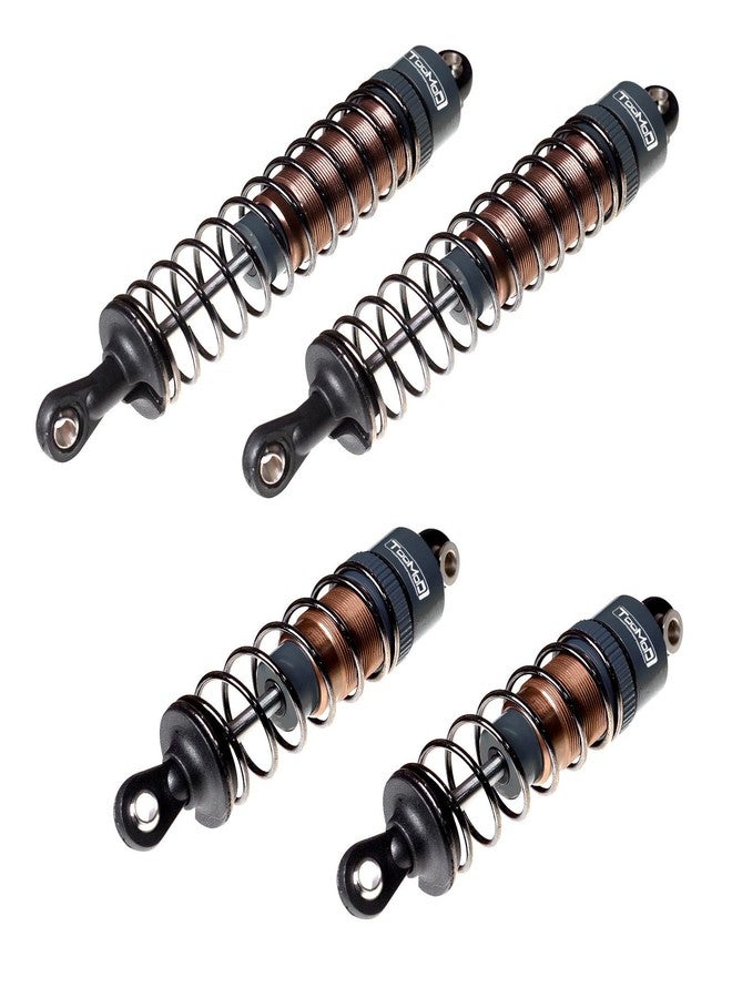 TOOMOD 1/10 70MM 95MM RC Oil filled Shock Absorbers kit for Tamiya TT-02B DT-02 DT-03 1/10 Buggy Car Upgrades Parts (Grey) - Image 4